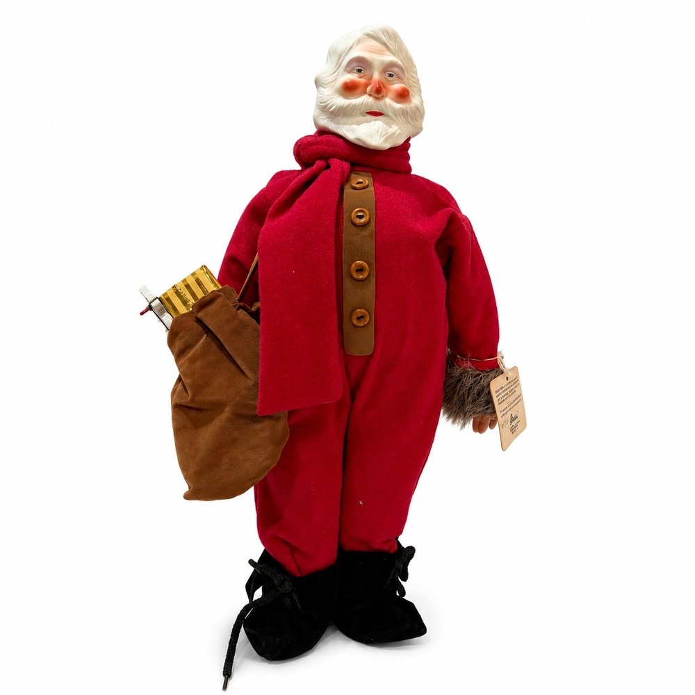 Faith Wick Effanbee Old Fashioned Santa Doll Vintage Christmas Figure 16"